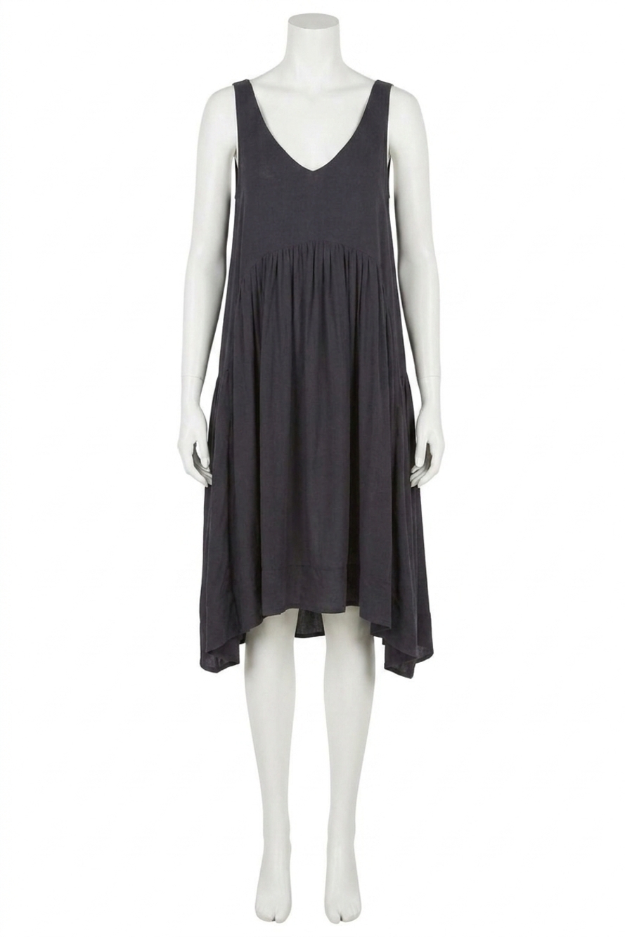NEW HATCH fiona maternity dress in black